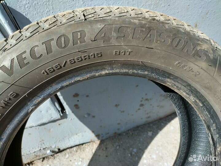 Goodyear Vector 4Seasons Gen-2 165/65 R15 и 185/60 R15 84T