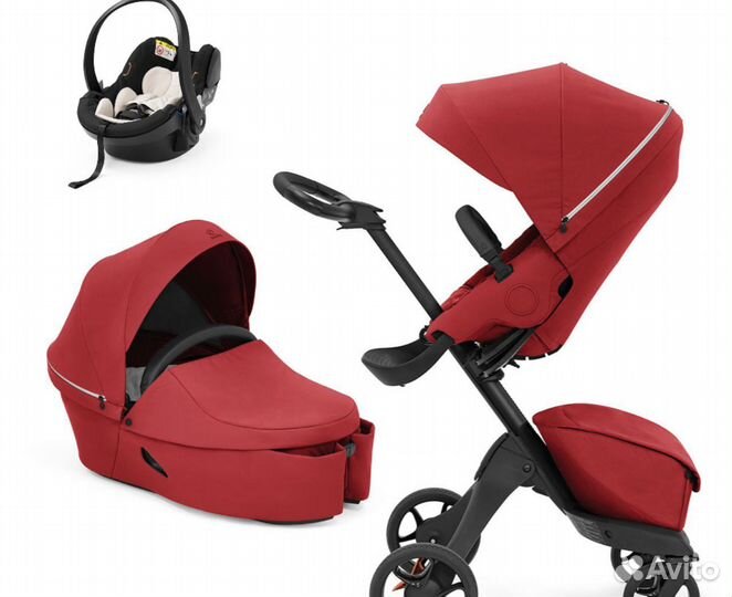 Stokke Коляска 3 в 1 Xplory X Ruby Red