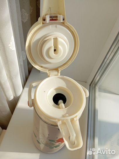 Термос с помпой китайский СССР