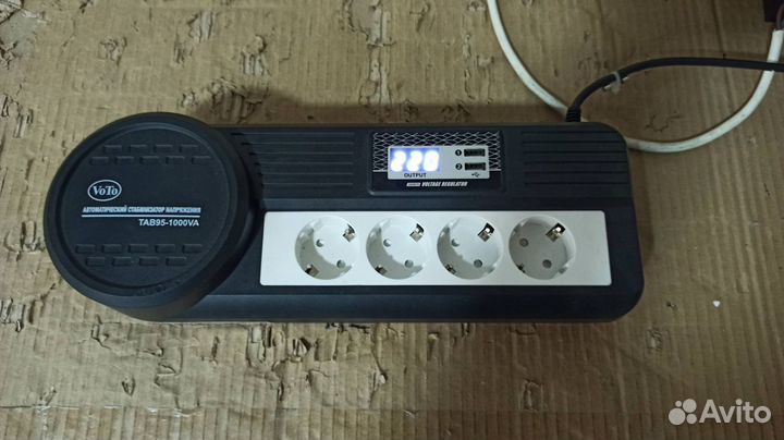 Стабилизатор напряжения 1000 Вт для пк, тв и котла