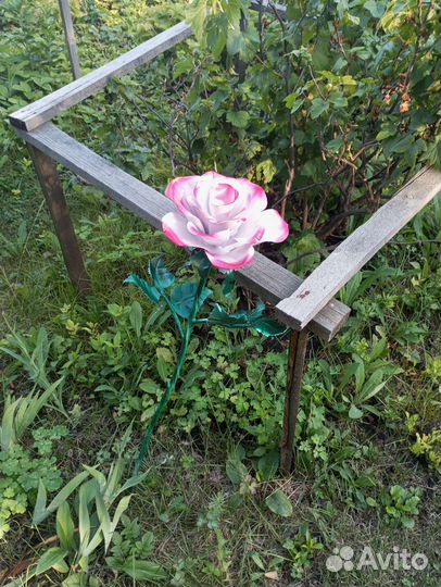 Роза кованная,большая, садовая(холодная ковка)