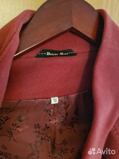 Пальто женское демисезонное 48 50 драповое