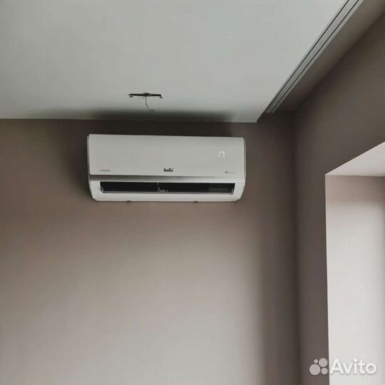 Монтаж кондиционера,закладка коммуникаций в штробу