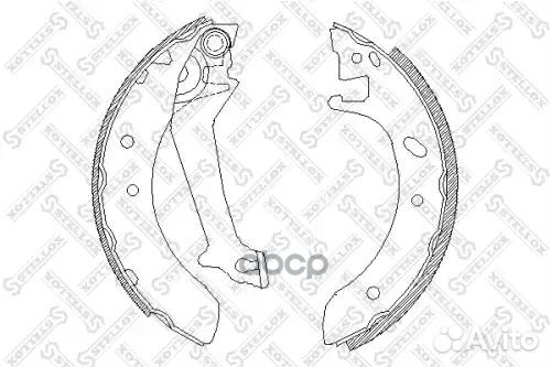 Колодки тормозные 523100SX Stellox