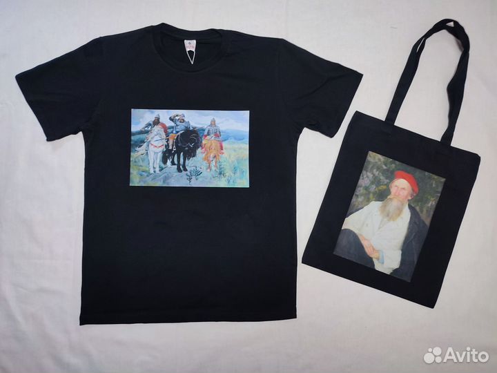 Футболка + шопер