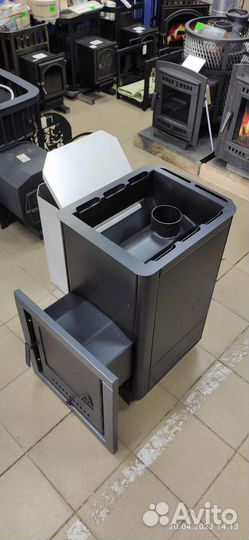 Печь для бани Варвара Паленица с левым баком