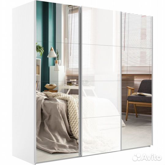 Шкаф-купе Эста 3-х дверный Медиум (4 посредине) (4