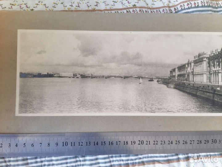 Редкий панорамный снимок Ленинграда 30е