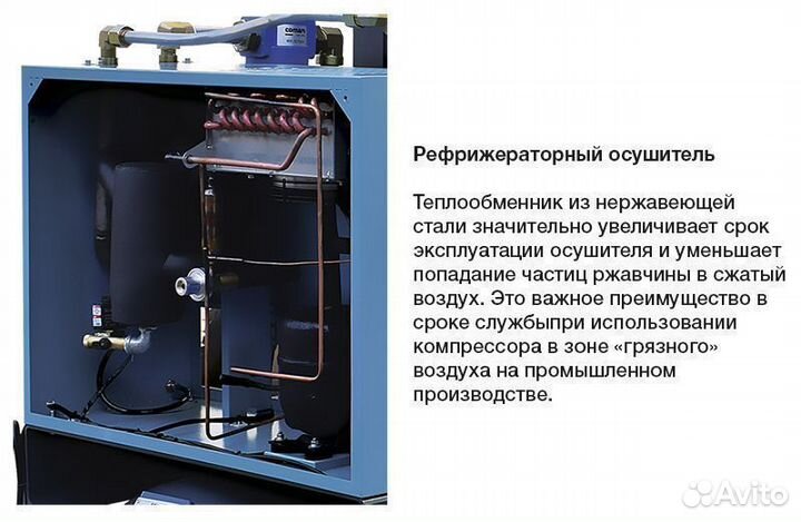 Компрессор 18,5 кВт винтовой на ресивере