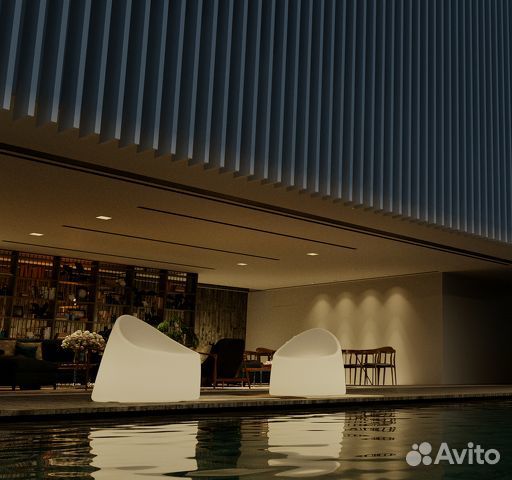 Кресло пластиковое дизайнерское