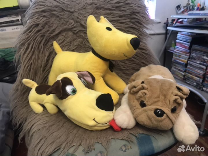 Мягкие игрушки «собачки и обезьянки« и не только