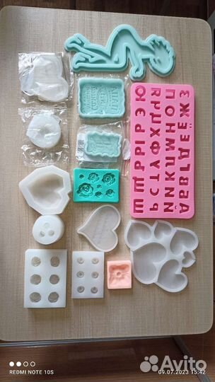 Молды силиконовые в ассортименте, мешки кондитер