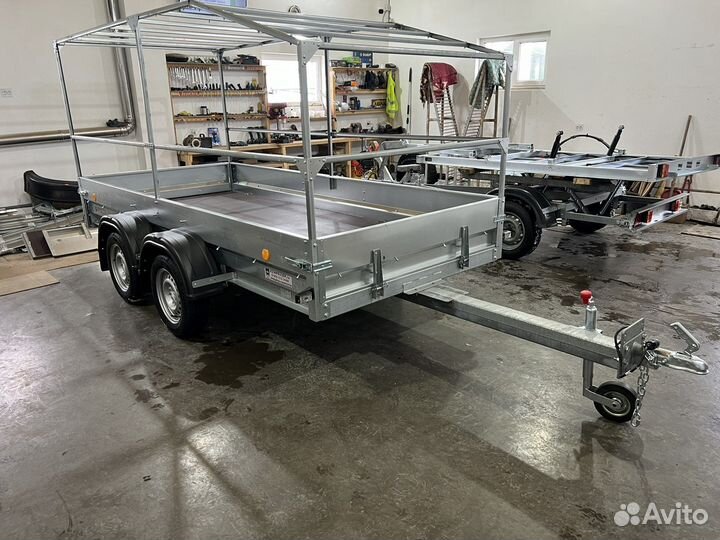 Мощный 2х осный прицеп 3.5х1.55 Трейлер
