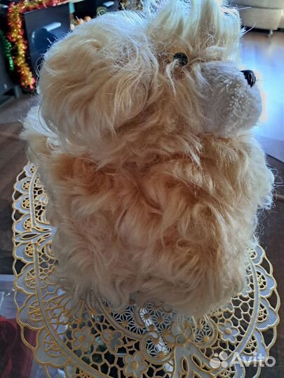 Мягкая игрушка ретро собачка