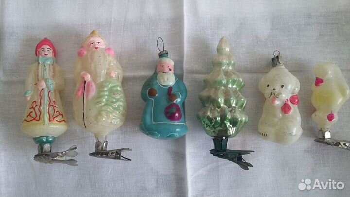 Старинные елочные игрушки из СССР
