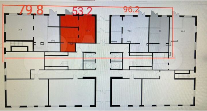 96 м² с витринами