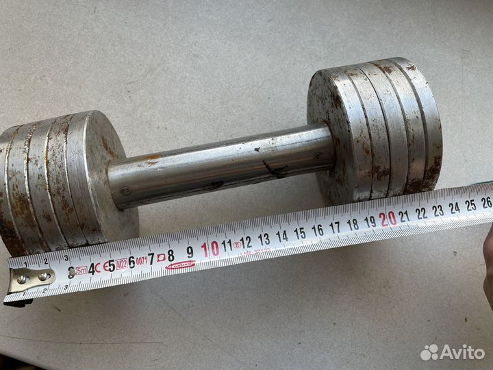 Гантель ретро