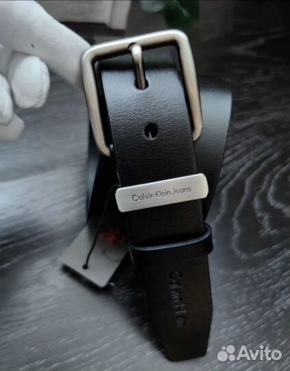 Мужской кожаный ремень Calvin Klein