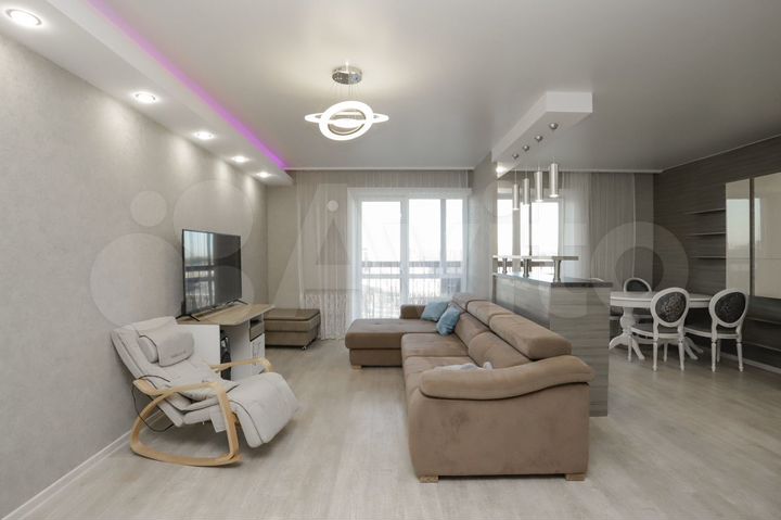 3-к. квартира, 87,8 м², 15/16 эт.