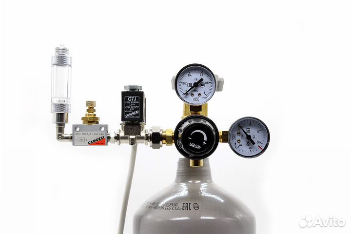 Система подачи CO2 аквариум Camozzi (Италия) Новое