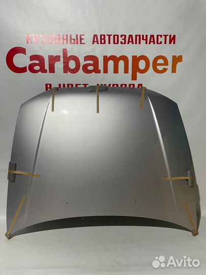 Капот Хендай Акцент цвет Серебристый