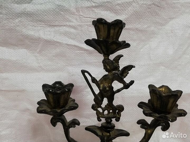 Подсвечник канделябр на 3 свечи