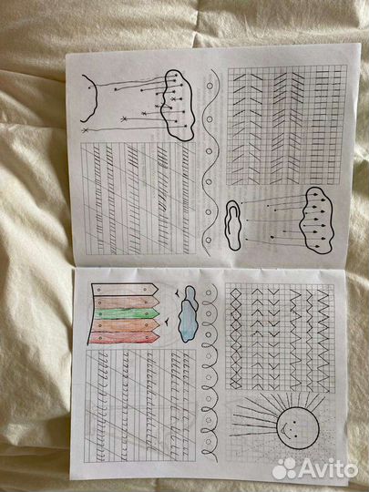 Рабочая тетрадь по письму для дошкольников