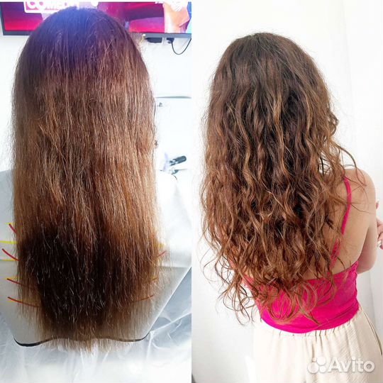 Кератиновое выпрямление волос