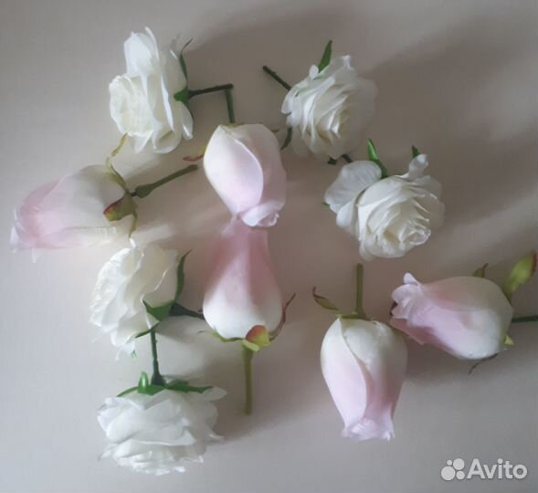 Искусственные цветы Розы Бутоны