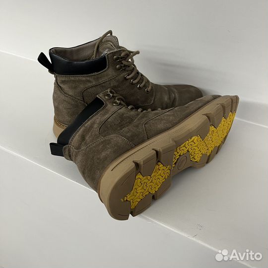Ботинки замшевые 46 демисезонные мужские