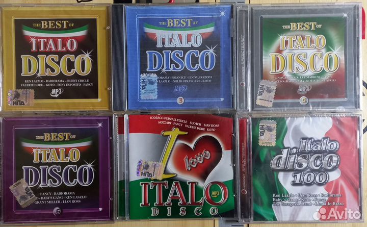 CD The best of Italo Disco Дискотека 80 90 Sandra