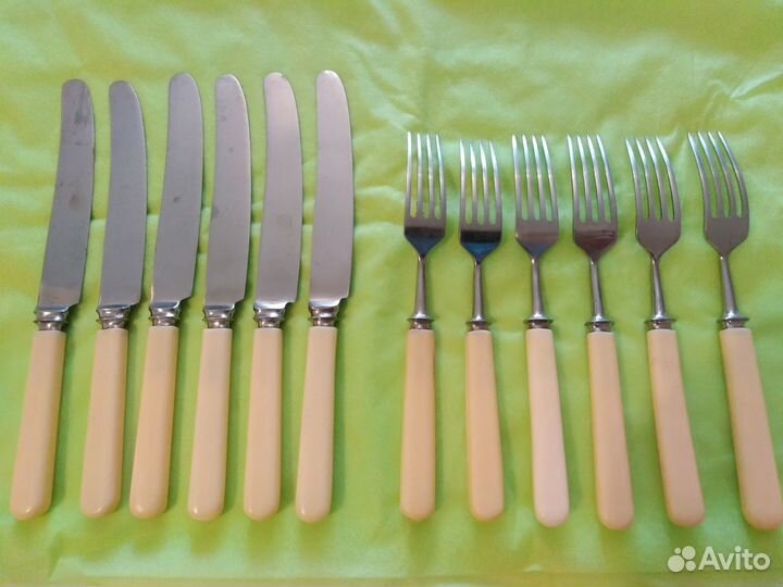 Вилки и ножи из нержавеющей стали СССР
