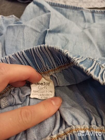 Джинсовая юбка для девочек 92-98-104