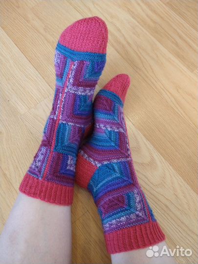 Носки ручной работы 1500, р.38-39