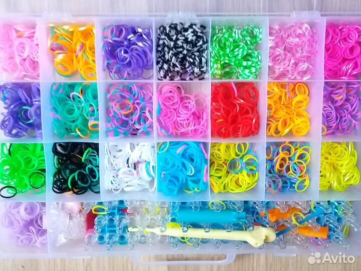 Набор резинок для плетения Детские крупные/мелкие