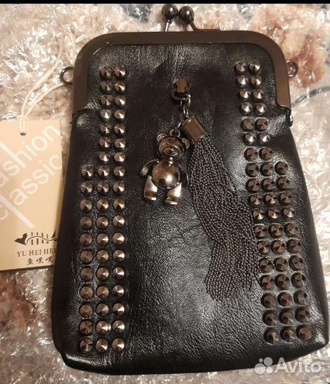 Сумка кошелёк с мишкой Тедди