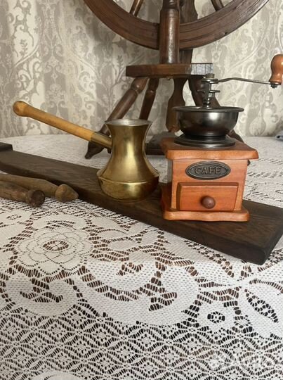 Турка для кофе латунная