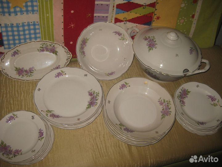 Сервиз столовый Сирень