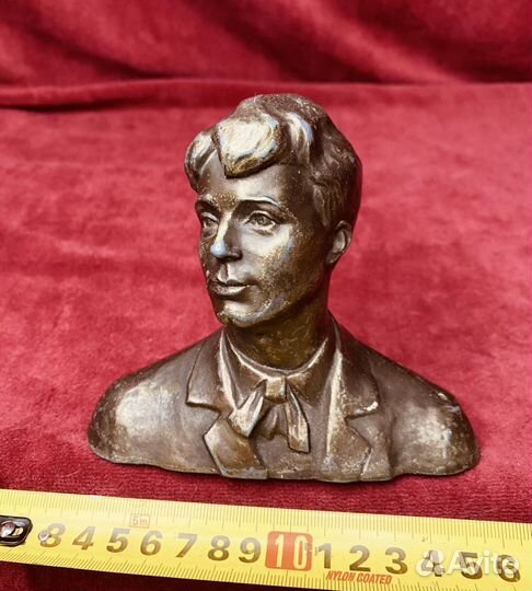 Бюст Есенина металл СССР