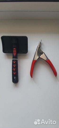 Расчёска пуходерка, когтерезка для животных