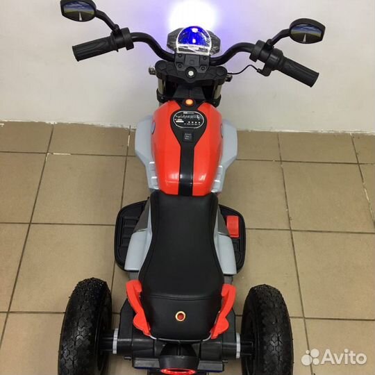 Электромобиль детский - мотоцикл - трицикл