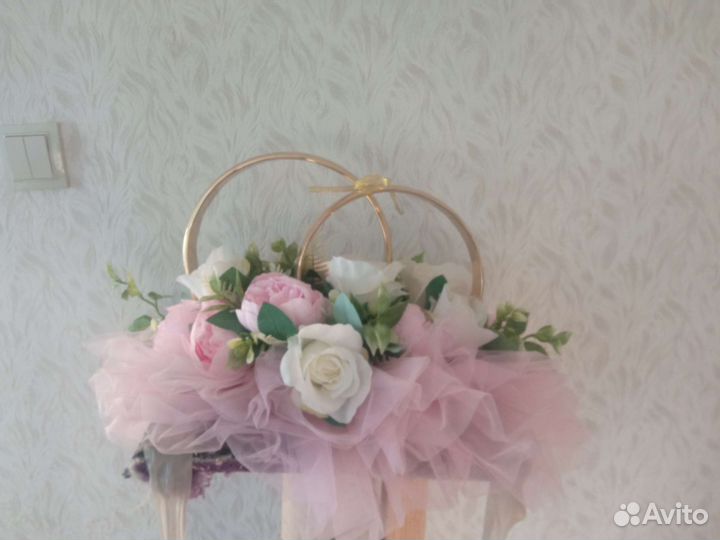 Украшение для свадьбы на авто