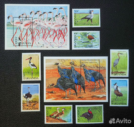 Марки не гашеные фауна 15