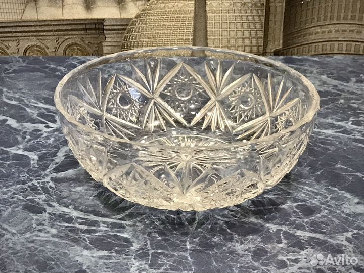 Хрустальные салатники / конфетницы