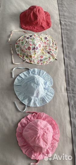 Панамки для девочки от 6мес до 2лет