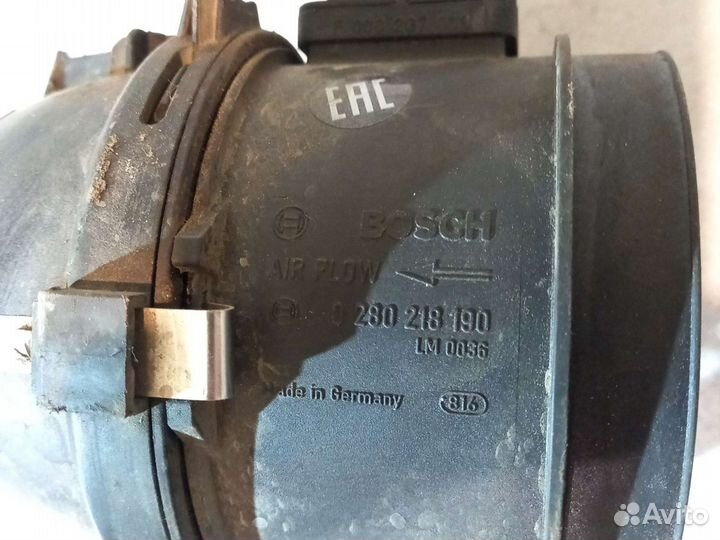 Датчик расхода воздуха Мерседес M-Class