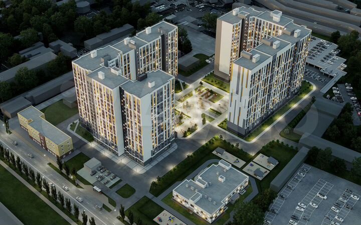 2-к. квартира, 69,1 м², 7/18 эт.