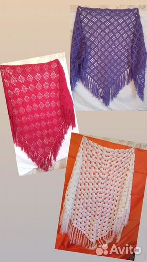 Шаль из ангоры