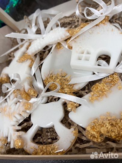 Елочные игрушки ручной работы