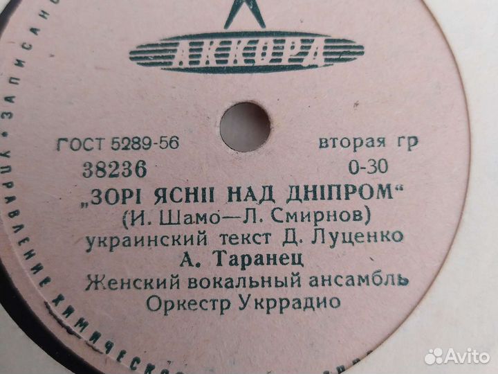 Граммофоные пластинки